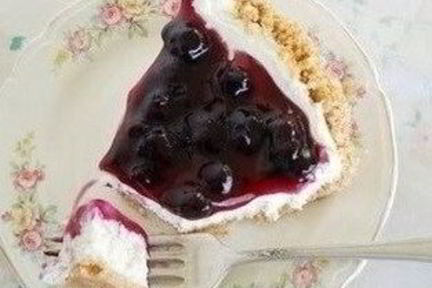 Черничный чизкейк без выпечки