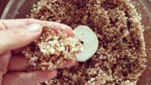 ШАГ 2. черничный чизкейк с орехами