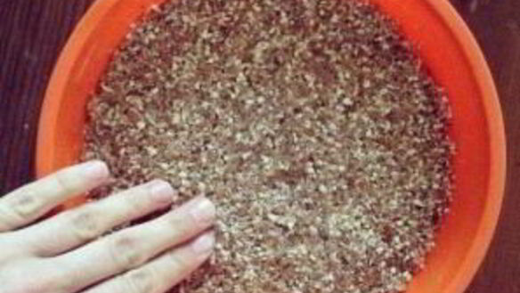 ШАГ 3. черничный чизкейк с орехами