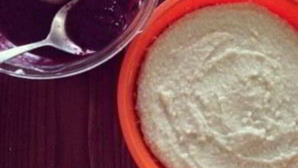 ШАГ 5. черничный чизкейк с орехами