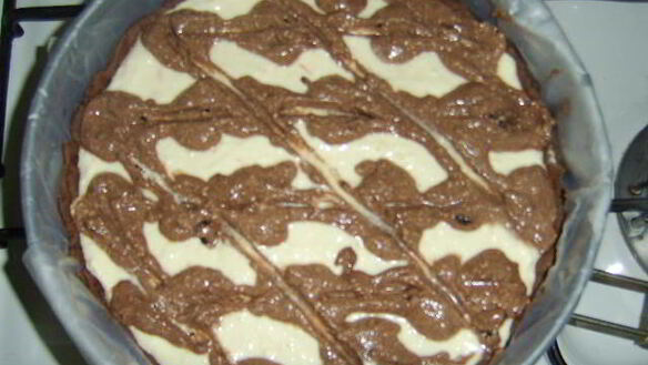 ШАГ 5. чизкейк апельсиново-шоколадный