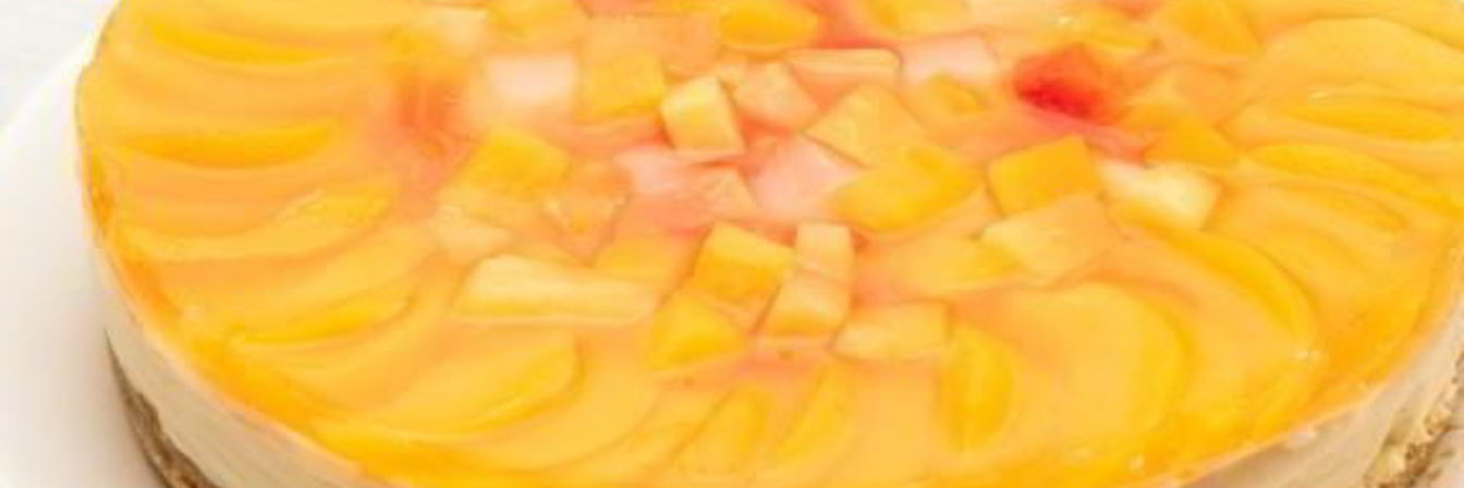 Чизкейк без выпечки с фруктами