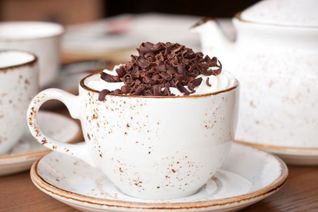 Чизкейк из домашнего творога с шоколадом