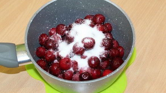 ШАГ 9. чизкейк на овсяной основе с вишней