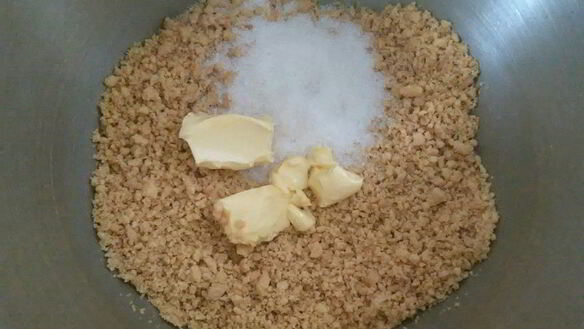 ШАГ 3. чизкейк на песочной основе