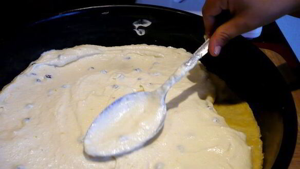 ШАГ 8. чизкейк с апельсином и изюмом