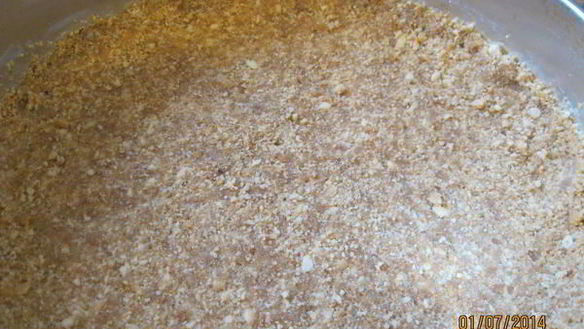 ШАГ 2. чизкейк с черникой без выпечки