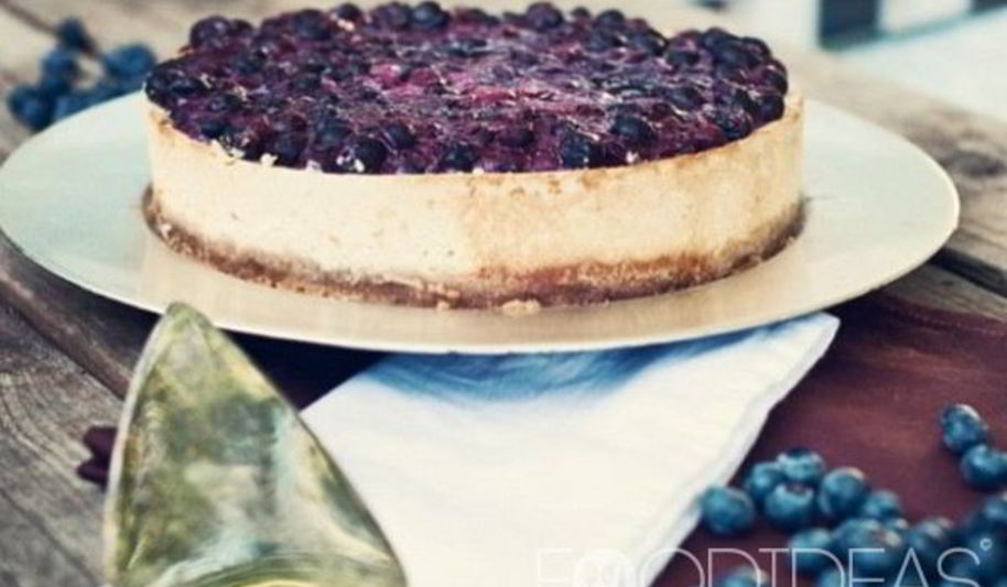 Рецепт чизкейк с черникой