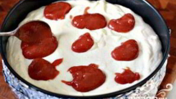 ШАГ 10. чизкейк с гуавой