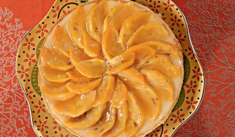 Рецепт чизкейк с хурмой