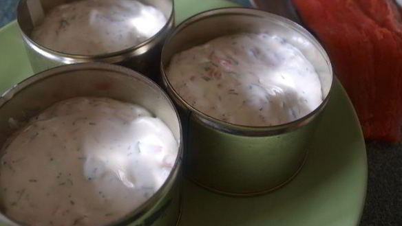 ШАГ 4. чизкейк с семгой