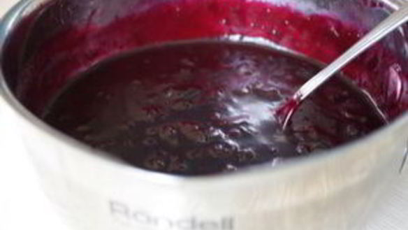 ШАГ 9. чизкейк с топпингом из голубики