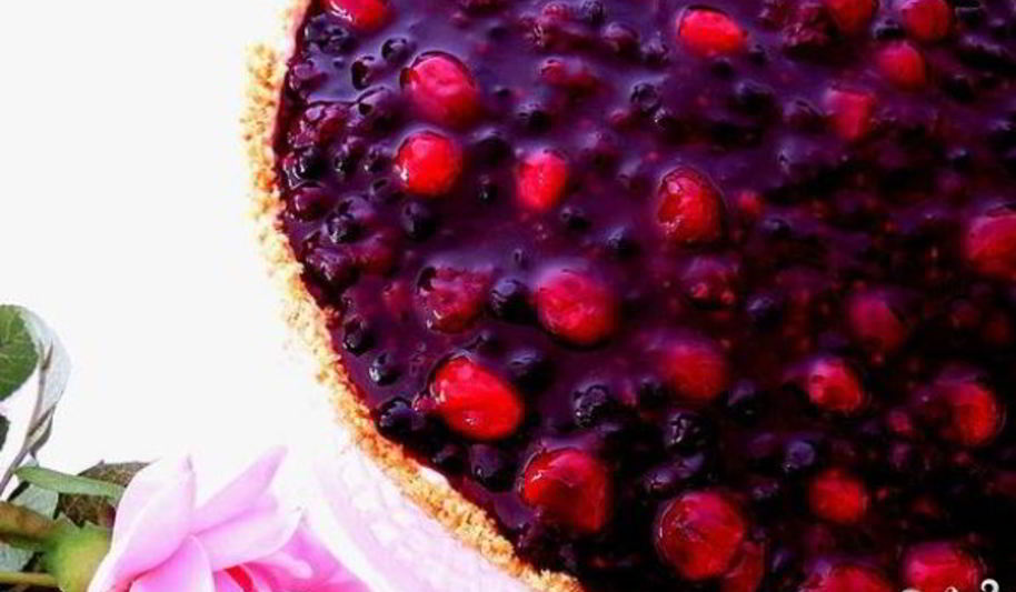 Рецепт чизкейк с ягодами