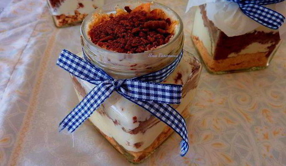 Рецепт чизкейк в баночке