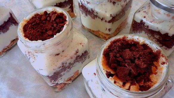 ШАГ 8. чизкейк в баночке