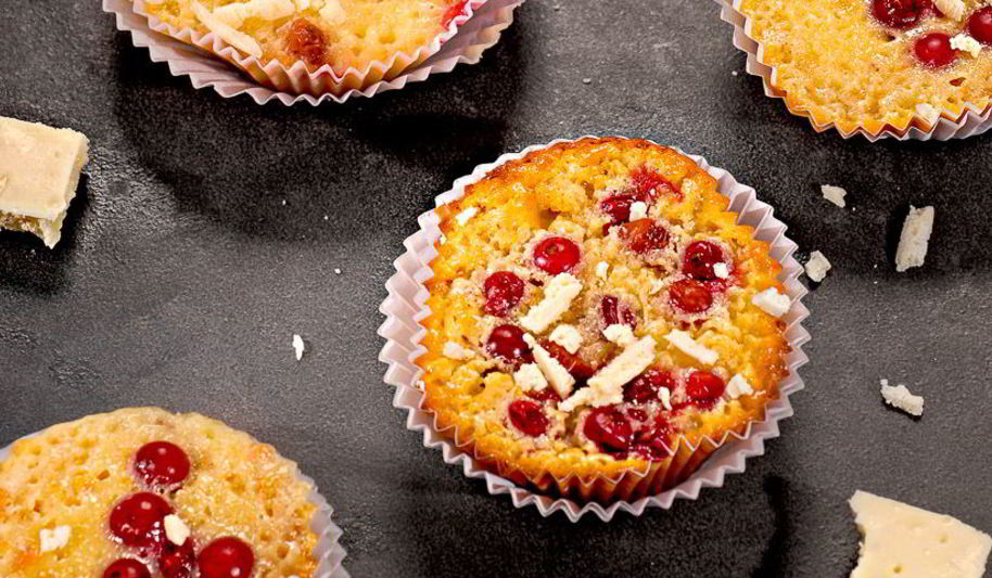 Рецепт чизкейки с белым шоколадом и клюквой