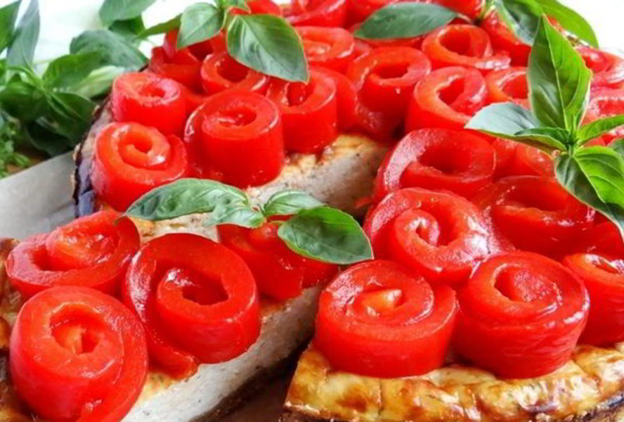 Домашний чизкейк с болгарским перцем