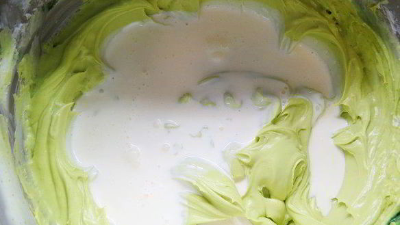 ШАГ 9. фисташковый чизкейк с малиной