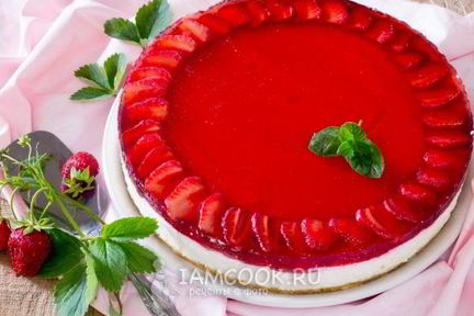 Клубничный чизкейк