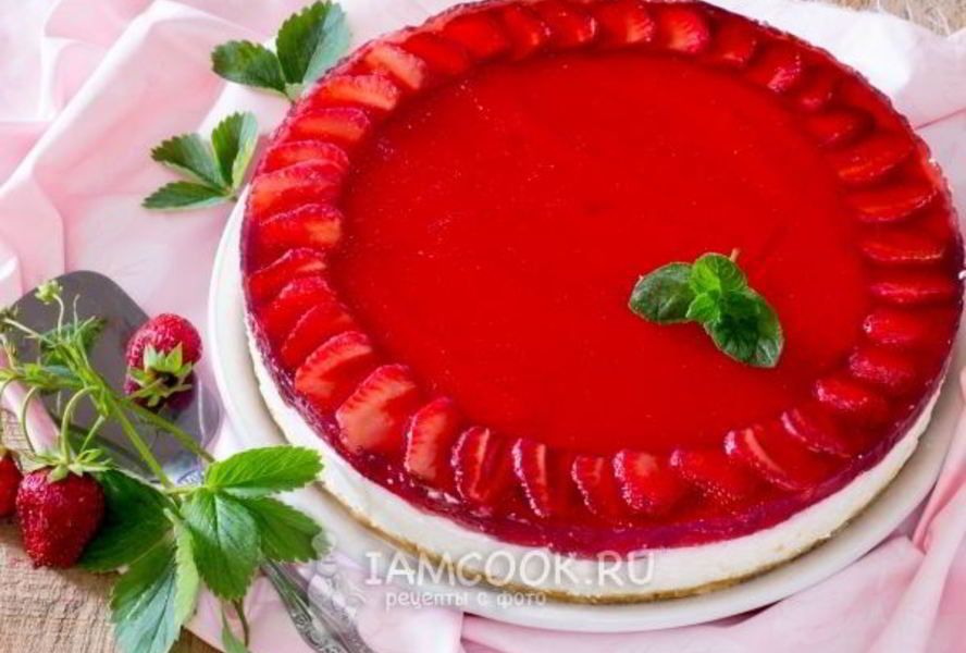 Клубничный чизкейк