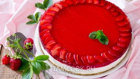 ШАГ 13. клубничный чизкейк