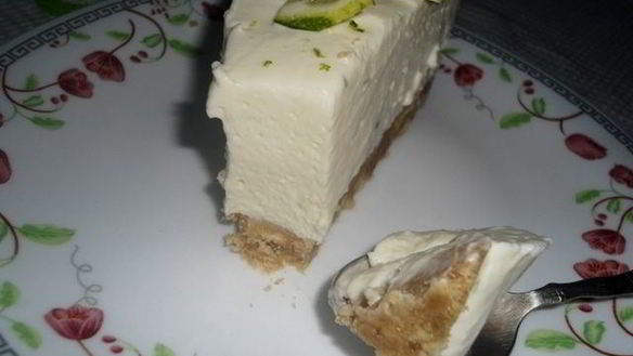 ШАГ 13. лаймовый чизкейк без выпечки