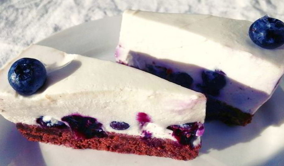 Рецепт летний чизкейк с рикоттой и голубикой без выпечки