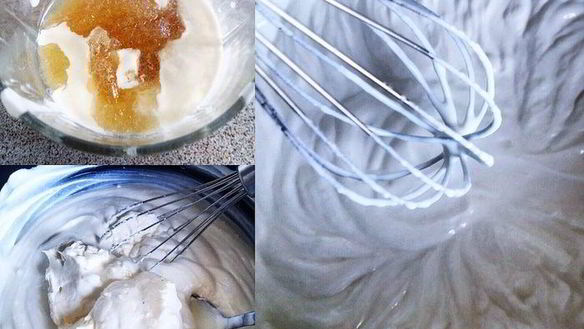 ШАГ 5. летний чизкейк с рикоттой и голубикой без выпечки