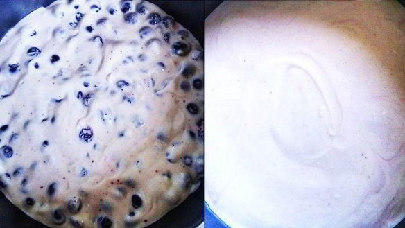 ШАГ 7. летний чизкейк с рикоттой и голубикой без выпечки