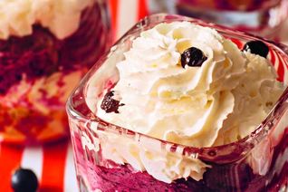 Лимонно-черничный чизкейк