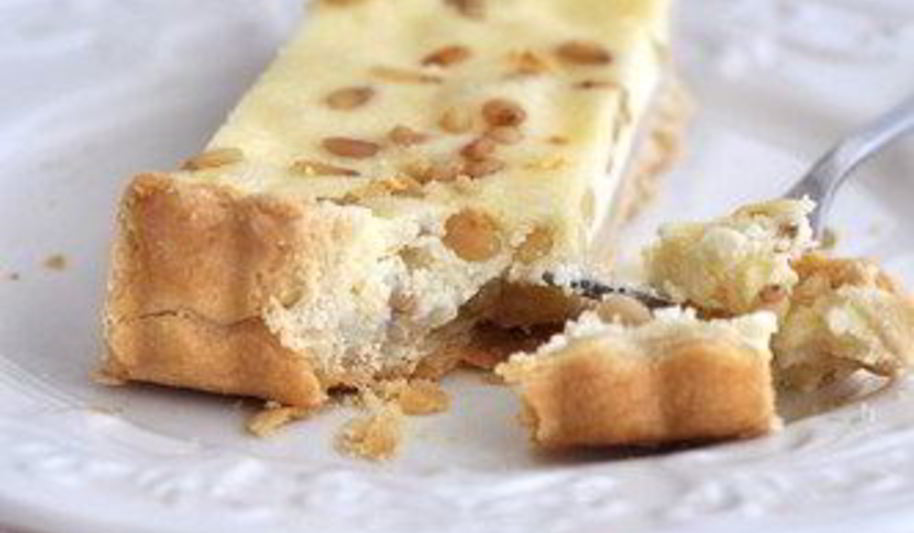 Рецепт лимонный чизкейк с кедровыми орехами