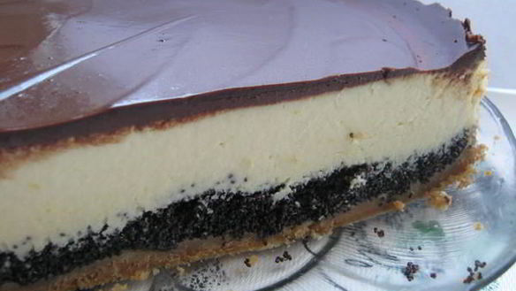 ШАГ 7. лимонный чизкейк с маком и шоколадом