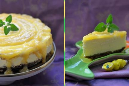 Лимонный чизкейк