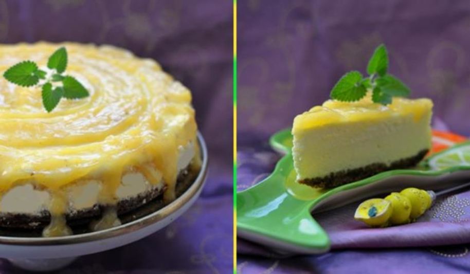 Рецепт лимонный чизкейк