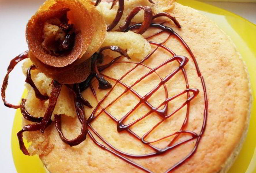 Мандариновый чизкейк