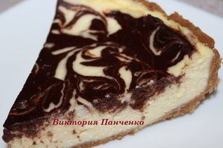 Мраморный чизкейк из мультиварки