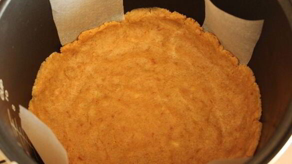 ШАГ 4. мраморный чизкейк из мультиварки