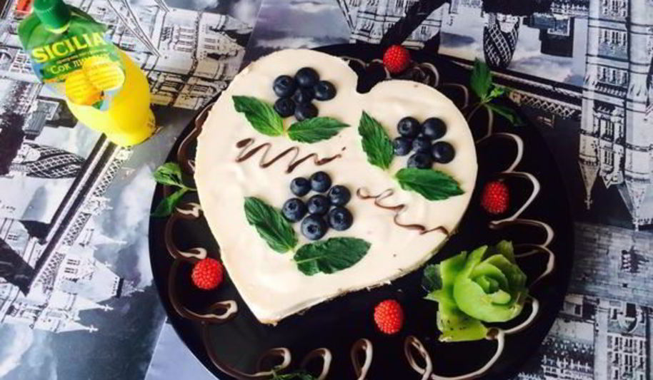 Рецепт нежный чизкейк с голубикой