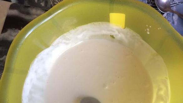 ШАГ 3. нежный чизкейк с голубикой