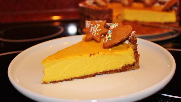 ШАГ 2. нежный тыквенный чизкейк на основе теста пипаркук