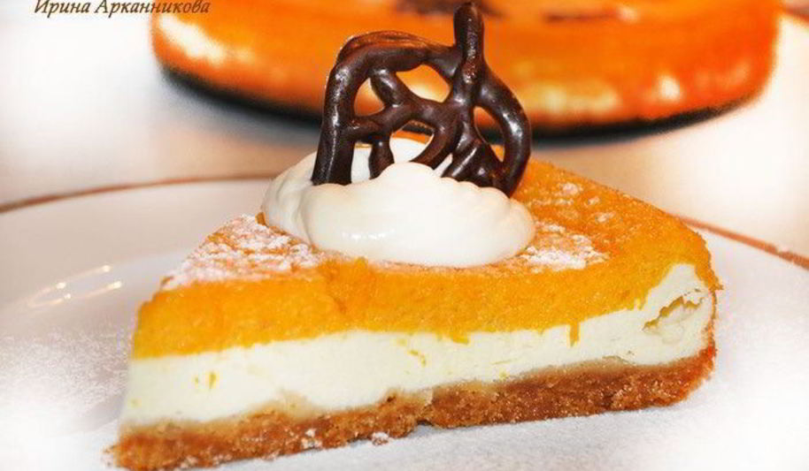 Рецепт осенний тыквенный чизкейк