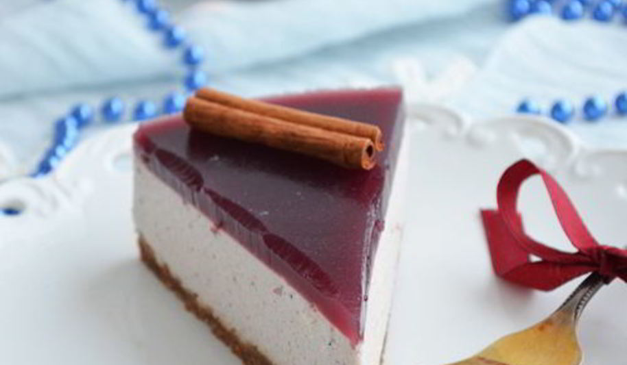 Рецепт праздничный чизкейк с глинтвейном