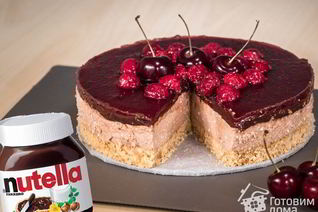 Праздничный чизкейк с Нутеллой