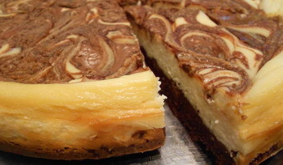 Рецепт шоколадный чизкейк мраморный