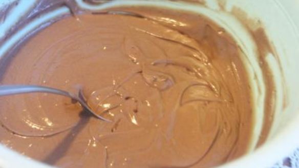 ШАГ 6. шоколадный чизкейк с малиной