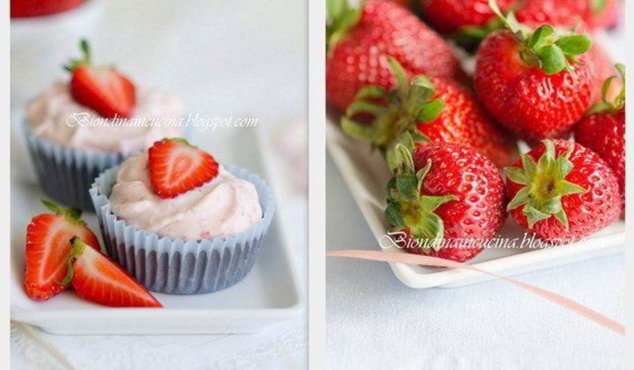 Рецепт шоколадные мини-чизкейки с воздушным клубничным кремом