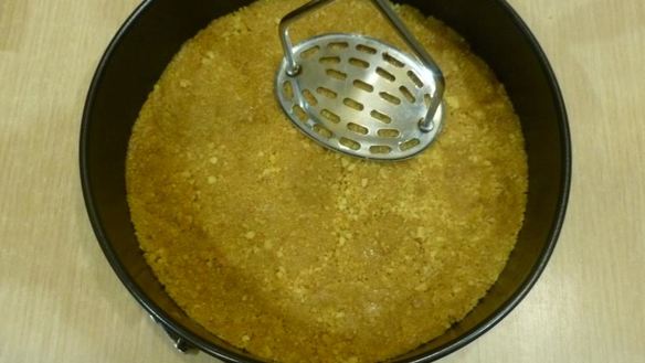 ШАГ 2. творожный чизкейк с клюквой