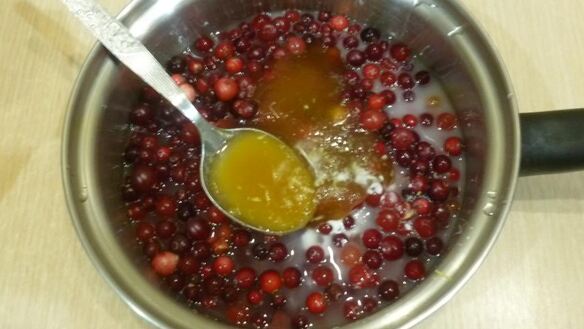 ШАГ 5. творожный чизкейк с клюквой