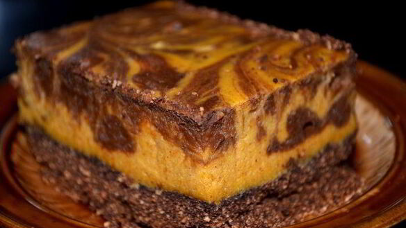 ШАГ 6. тыквенно-шоколадный чизкейк