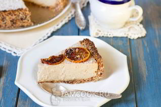 Вегетарианский кокосовый чизкейк